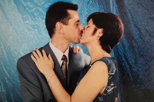 Hochzeitsfoto Manuela und Frank (Kuss)