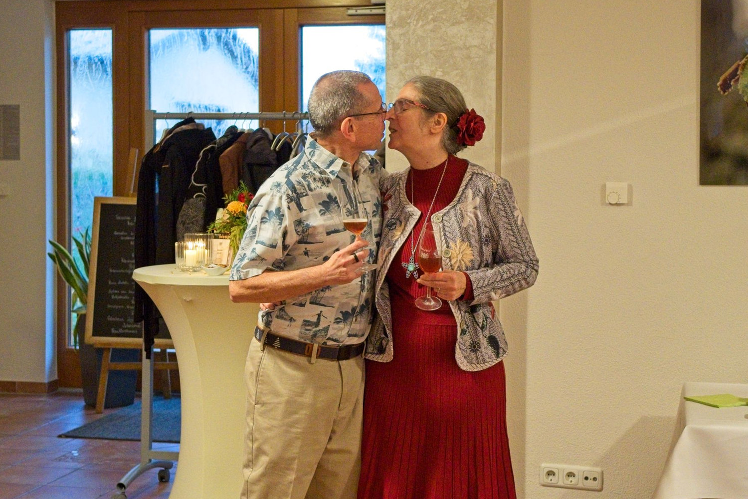 Frank und Manuela bei der Begrüßung